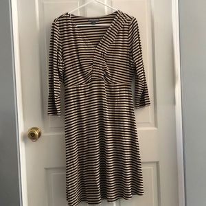 A Pea In the Pod Striped Maternity Dress